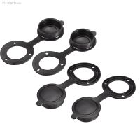 4pcs Dust Cover for GX25 Aviation Connector Plug Cover Waterproof Plastic Cap Black