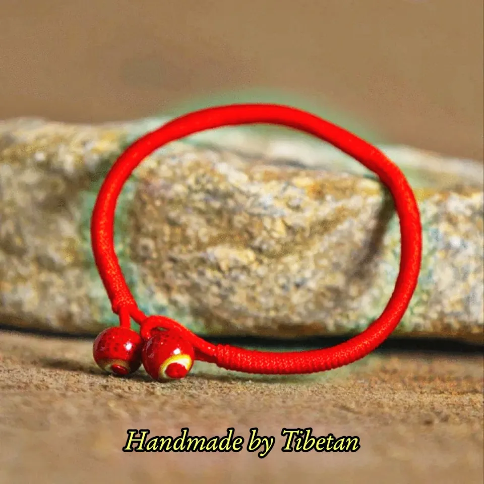 Lucky Red String Handmade Ceramic Bracelets