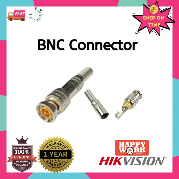 BNC with Spring Guard Connector RG6 10pcs | Lazada PH