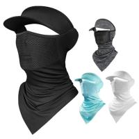 UV Face Covering Summer Breathable Cycling Neck Gaiter Comfortable Sunscreen Face Veil 360-degree Sun Protection Unisex Cooling Face Cover remarkable