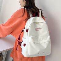 hot【cw】 Large Capacity Teenagers Printing Color Matching Schoolbag College