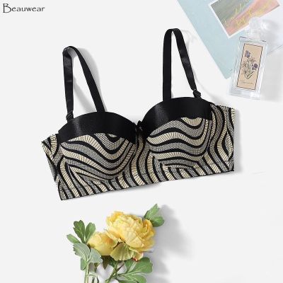 【CW】 Beauwear 38C 40C 42C 44C Women 39;s Underwear 2022 Elegant Trend Underwired bra Push Up Bras Without Padding Comfortable Bras