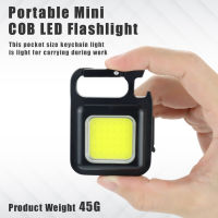 LED Work Light Mini LED Flashlight Multifunction Lamp Portable Keychain Flashlight Rechargeable Outdoor Lighting Corkscrew