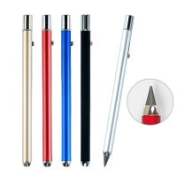 Lele Pencil】ดินสอไร้หมึกโลหะหลากสีปลายปากกาพับเก็บได้เด็ก HB ดินสอสำหรับเขียนของขวัญนักเรียนปากกาลบได้อุปกรณ์น่ารัก
