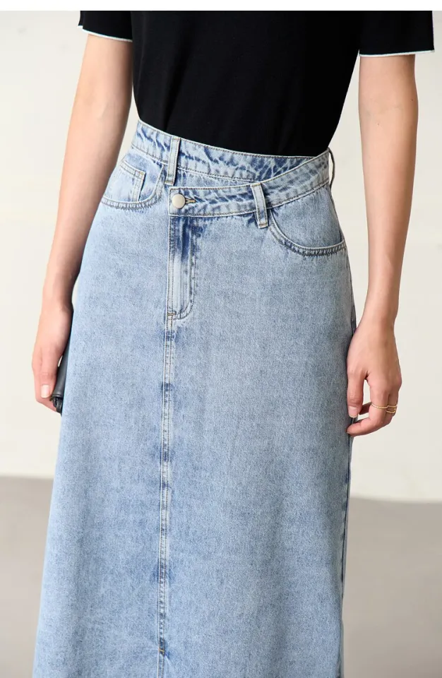 Light Blue Baggy Jeans Women New High Waist Loose Denim Wide Leg