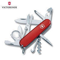 Victorinox เครื่องมือสำรวจไม้แบบหลายกองทัพสวิสขนาด91มม. กระเป๋าสักใบ1.6703