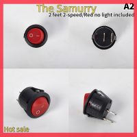 Samurry ✨Hot Sale✨ Car สวิตช์เรือกันน้ำสวิตช์โยกรอบพร้อมปุ่มไฟ6A 250V เปิด20mm 2 3ฟุตเกียร์2 3