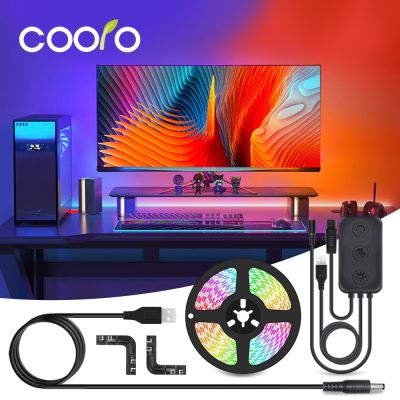 Ambient PC Backlight for Game E-Sports Computer Monitor  immersion Gaming Desktop Sync RGB LED Strip Light Screen Decor Lights LED Strip Lighting