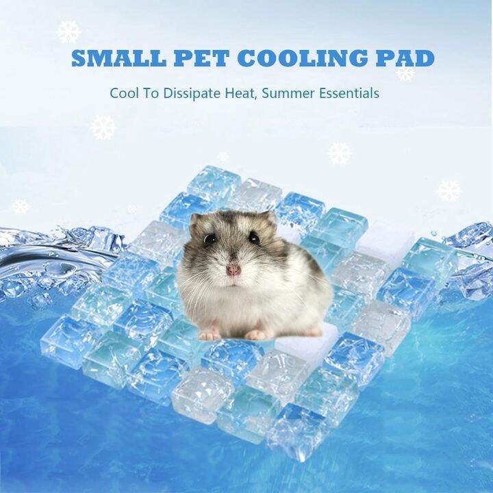 Hamster Ice Cube Cooling Pad Pet Cooling Mat / Pad Penyejukan Hamster