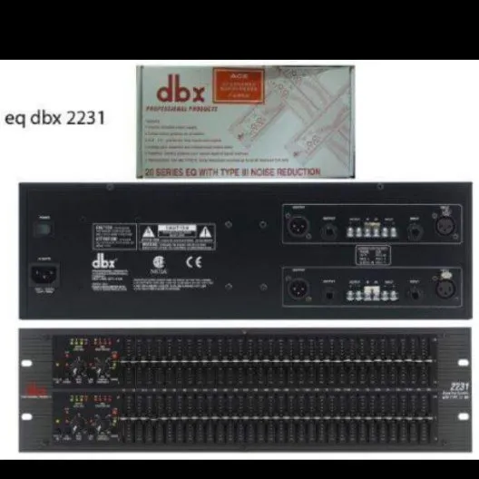 DBX 2231 20 SERIES Graphic Equalizer/Limiter with Type III Noise