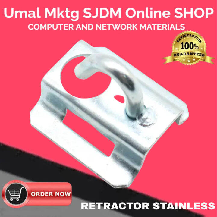 RETRACTOR STAINLESS FTTH Hoop Fastening Retractor or Pole Mounting