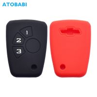 fgjfykjd Silicone Car Key Case Smart Remote Control Protector Cover Skin For Chevrolet Cruze Spark Onix Silverado Volt Camaro Aveo Sonic