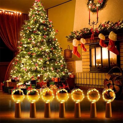 ♈✁ Battery Operated LED Fairy String Lights Wine Bottle Lights with Cork 30 Pack 20 LED for DIY Party Decor Christmas Wedding