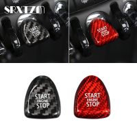 、‘】【’ Carbon Fiber Engine Start Stop Button Interior Trim Cover Sticker For Mini Cooper F54 F55 F56 F57 F60 Accessories Car Styling