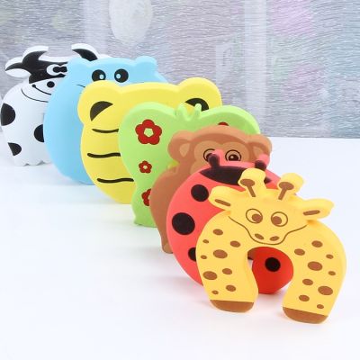 Child Safety Protection Cute Animal Security Card Door / Door Stopper Holder lock Safety Finger Protector / Cartoon Animals Shape Baby Safety Guards Door Stoppers