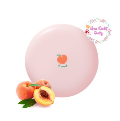 Skinfood Peach Cotton Pore Blur Pact 4g แป้งอัดแข็งพีช ไม่ผสมรองพื้น บางเบา เนื้อแป้งนุ่ม โดดเด่นเรื่องควบคุมความมัน