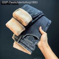 【CC】☾❖  2022 winter thick warm fleece womens high waist y2k Womens skinny pencil jeans baggy denim  Pants jean trousers