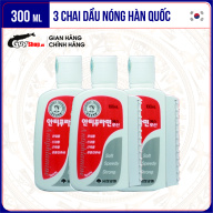 300ml Bộ 3 Chai Dầu nóng Hàn Quốc Antiphlamine - Xoa bóp nhức mỏi - chai thumbnail
