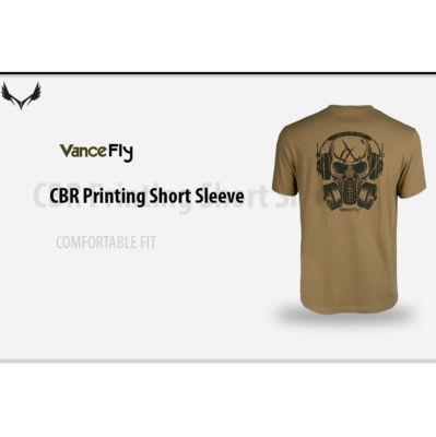 เสื้อคอกลมสกรีน VanceFly รุ่น CBR Printing Short Sleeve T-Shirt