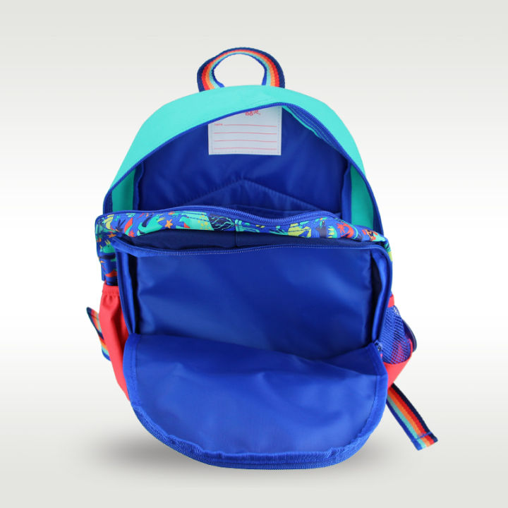 กระเป๋านักเรียนสำหรับเด็กออริจินอลจากออสเตรเลียเป้สะพายคอมพิวเตอร์ไดโนเสาร์สีเขียวสีน้ำเงินน่ารัก3-7ปีกระเป๋าแบบจำลอง14นิ้ว