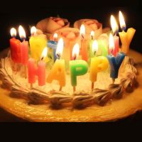 เทียนวันเกิด Happy Birthday ปักเค้ก เป่าเค้ก ปาร์ตี้ แฟนซี
