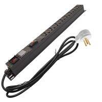 ปลั๊กไฟ Pdu 3500W โอเวอร์โหลดแอมป์มิเตอร์ป้องกันดิจิตอลแสดง8วิธีวัตต์มิเตอร์16a เบ้าเสียบเครื่องวัดแรงดันไฟฟ้า Led