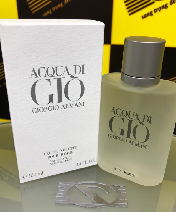 Nước Hoa CHÍNH HÃNG GIORGIO ARMANI - ACQUA DI GIÒ. 100ml. Eau De Toilette  (EDT). Sản Xuất PHÁP 