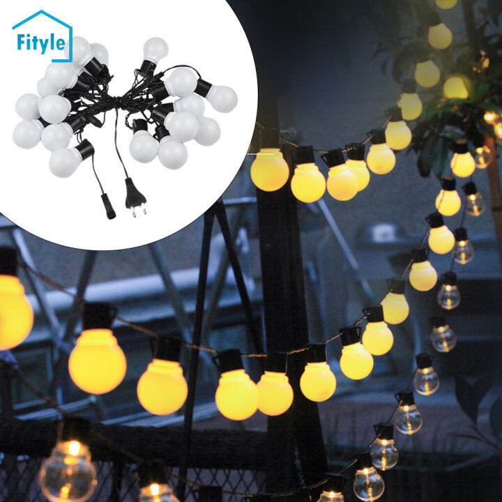 Fityle LED Solar Powered String Lights Bulb Light String Lazada PH