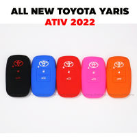 ALL NEW TOYOTA YARIS ATIV 2022 2023 ใหม่ล่าสุด ซองกุญแจ ซิลิโคน กระเป๋าใส่กุญแจ ซองกุญแจนิรภัย 2 ปุ่มกด