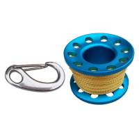 Ali88 Store Scuba Diving Finger Spool Reelสแตนเลสคลิปแสนปและ10Mสายอลูมิเนียม