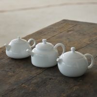 LUWU ceramic teapots white porcelain tea pot chinese tea pot drinkware