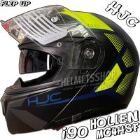 HJC i90 HOLLEN MC4HSF [ ยกคาง ] [ แว่น 2 ชั้น ] [ นวมถอดซักได้ ] [ มีช่องเว้า ] [ กิ๊ฟล็อค ]