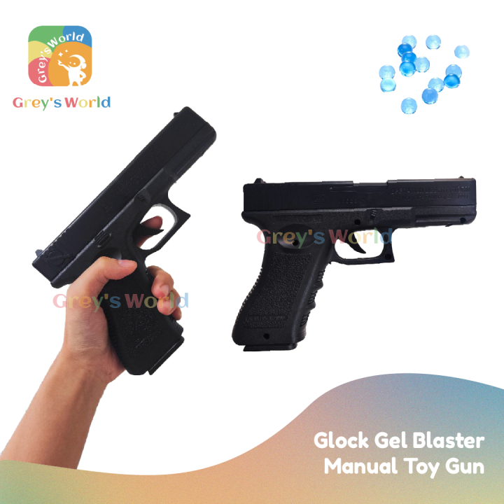Glock gel blaster toy for boys, manual type bolt action, gel ball launcher toy Lazada PH