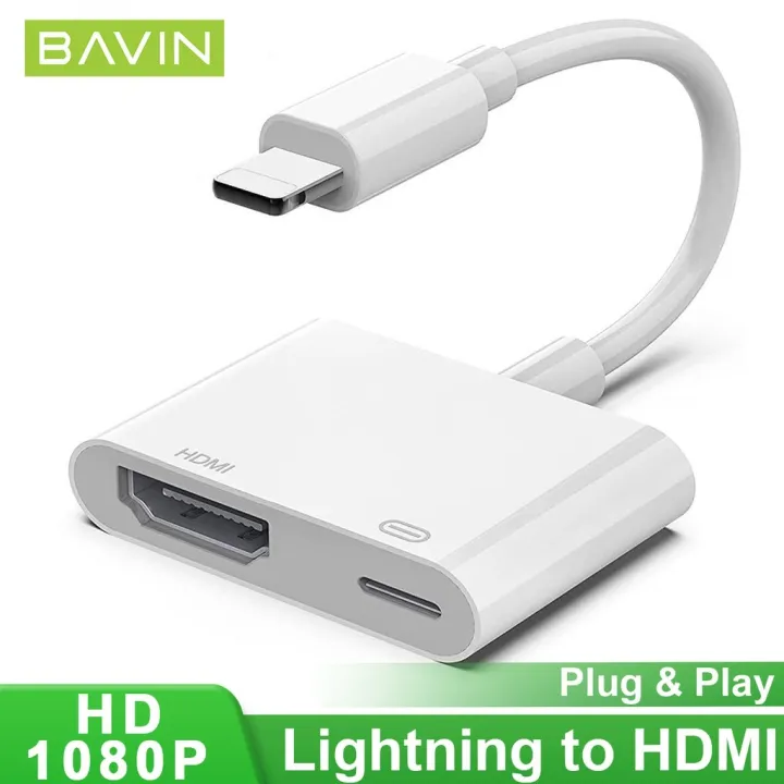 BAVIN I2 1080P HDMI Adapter Converter Cable for iPad Pro Mini Lightning