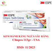 Kem đáng răng ngừa sâu răng 3M Clinpro Tooth Crème