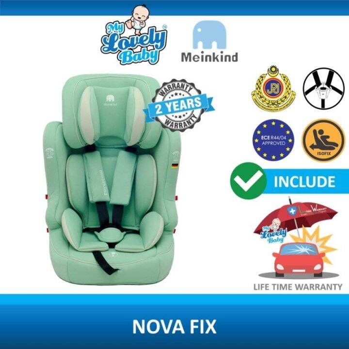[Pelepasan] Meinkind Nova Fix Booster Car Seat Isofix Pemasangan