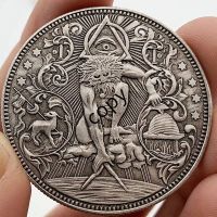 HB (133) US Hobo Morgan Dollar Challenge เหรียญ Masonic Eye of God ชุบเงินสำเนาเหรียญที่ระลึกของที่ระลึกของขวัญ-TIOH MALL