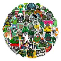 【LZ】❍  Hip Hop Rapper Mf Doom Adesivos Cantor Fan Gift Decoração DIY Copa do Telefone Bagagem Scrapbook Laptop Capacete Decalque de Guitarra 10 Pcs 50Pcs