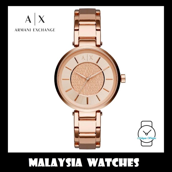 100% Original) Armani Exchange Ladies' AX5317 Street Rose Dial Stainless  Steel Watch (Rose Gold) | Lazada