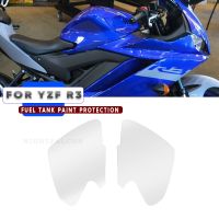 FOR YAMAHA YZFR3 YZF R3 2019 - 2022 Fuel tank protection sticker 2021 2022 Paint TPU Protecting Film R25