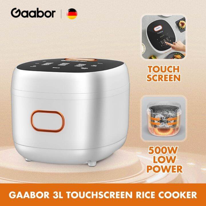 Y2FZr75p Gaabor Mulitfunctional Touchscreen 3 Liter Rice Cooker 6