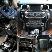 For Land rover Discovery 4 LR4 2010-2016 ABS Black Car Center Console Gear Panel Frame Cover Trim Stickers Accessories