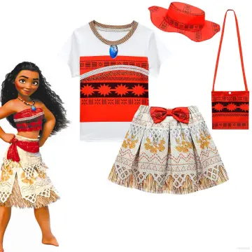 Moana Costume for Kids (Red)