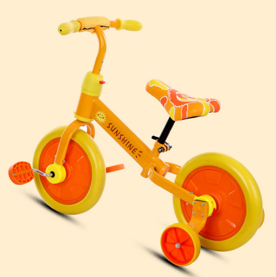 Xe thăng bằng tập đi tập đạp cho bé scratch kèm bánh phụ và bàn đạp dễ - ảnh sản phẩm 3