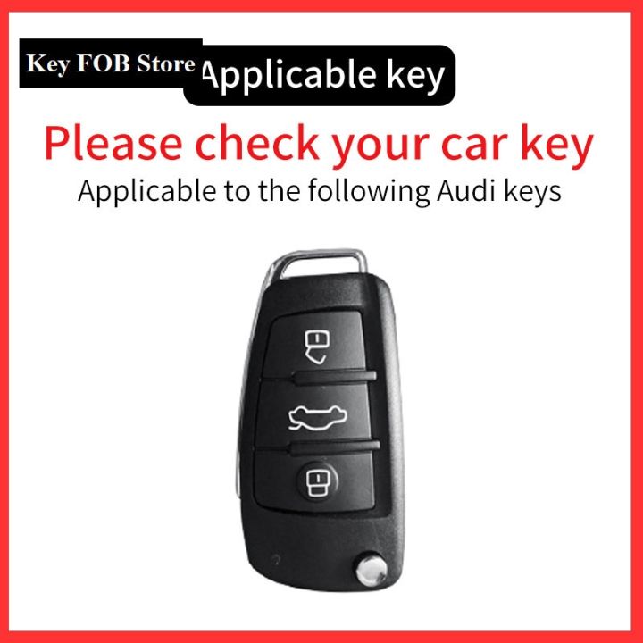 dfthrghd-tpu-car-flip-key-case-cover-shell-fob-for-audi-a1-a3-a6-a6l-q2-q3-q7-tts-r8-s6-rs3-protector-keychain