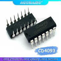 5pcs CD4093 CD4093BE HCF4093BE DIP CD4093BD with non-flip-flop logic gate and inverter New Original WATTY Electronics