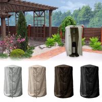 Garden Heater Cover Durable Oxford Silver Coated Waterproof Fabric Courtyard Heater Cover Patio Heater Cover Outdoor Awnings