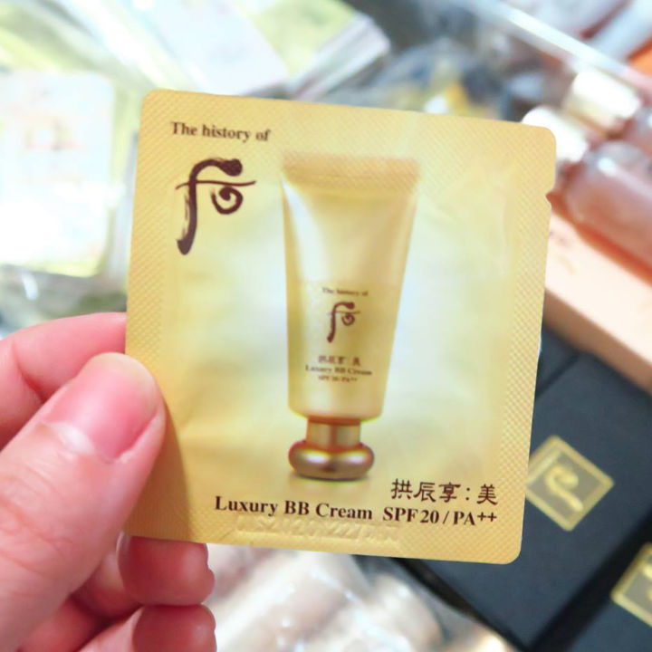 the-history-of-whoo-luxury-bb-cream-1ml-บีบีครีม-รักษาความชุ่มชื้น-ครีมปกปิด-รอยสิว-สินค้าพร้อมส่ง