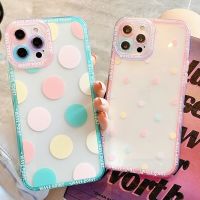 SoCouple Phone Case For Huawei P30 P50 P20 P40 P60 Pro Lite Nova 9 5t 8 Honor 50 20 10 X8 70 90 Polka dots Soft TPU Cover Phone Cases