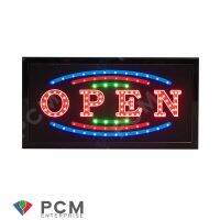 NANO [PCM] ป้ายไฟ LED OPEN ป้ายไฟตกแต่งร้าน รุ่น NLS-OPEN01